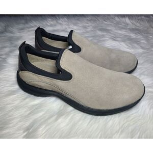 Lands' End|Men's Suede Slip-On Loafers, 10D